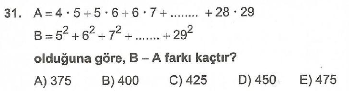 Online KPSS Matematik Deneme Sınavı
