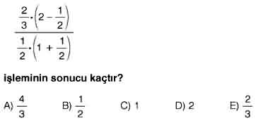 Online KPSS Matematik Deneme Sınavı 7 Çöz