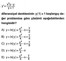 Lise Matematik Online ÖABT Deneme Sınavı Çöz