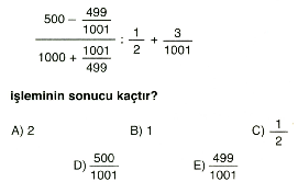 Rasyonel ve ondalık sayılar 1
